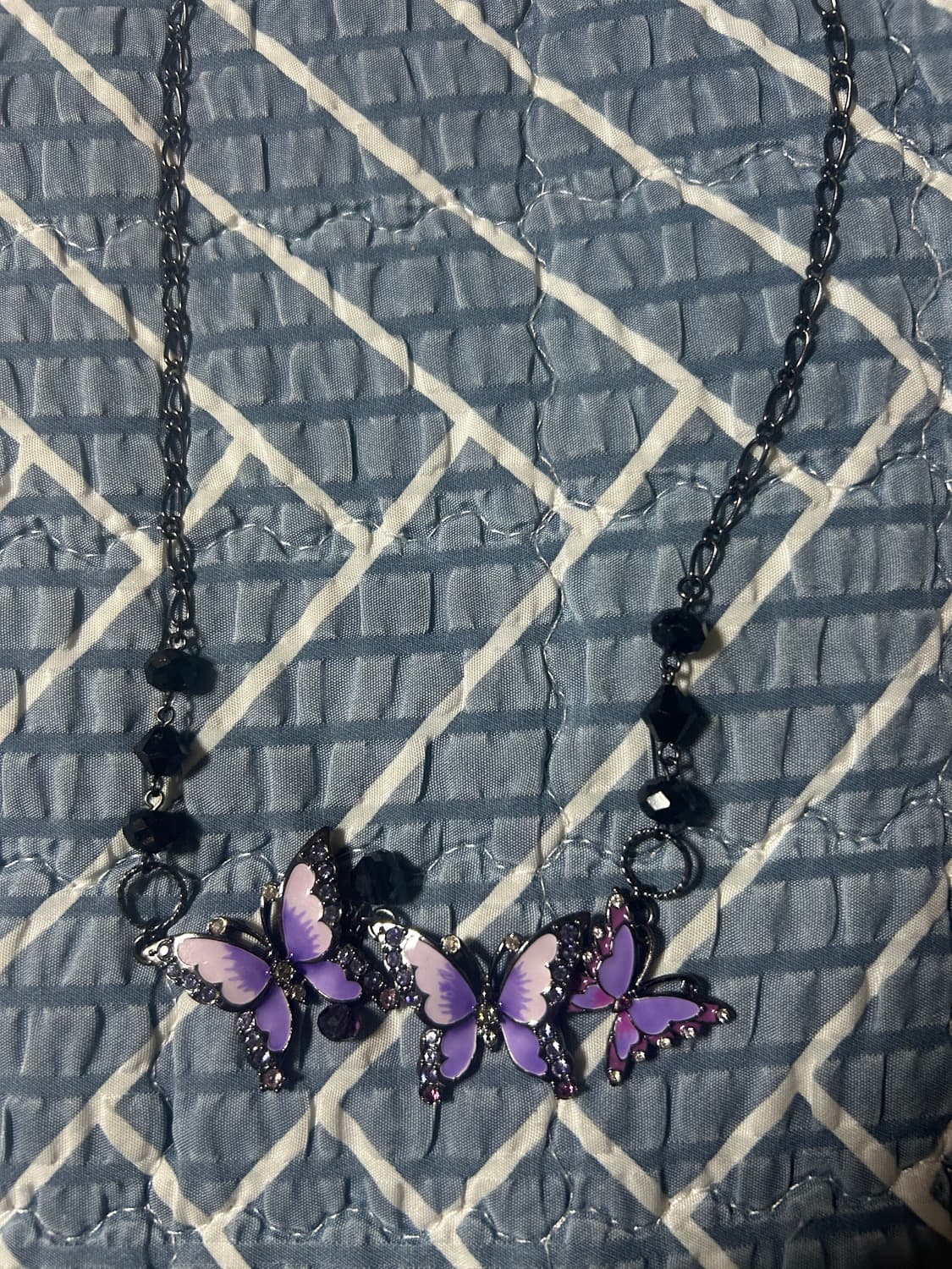 안나수이 보라 트리플 나비 목걸이 상품이미지3