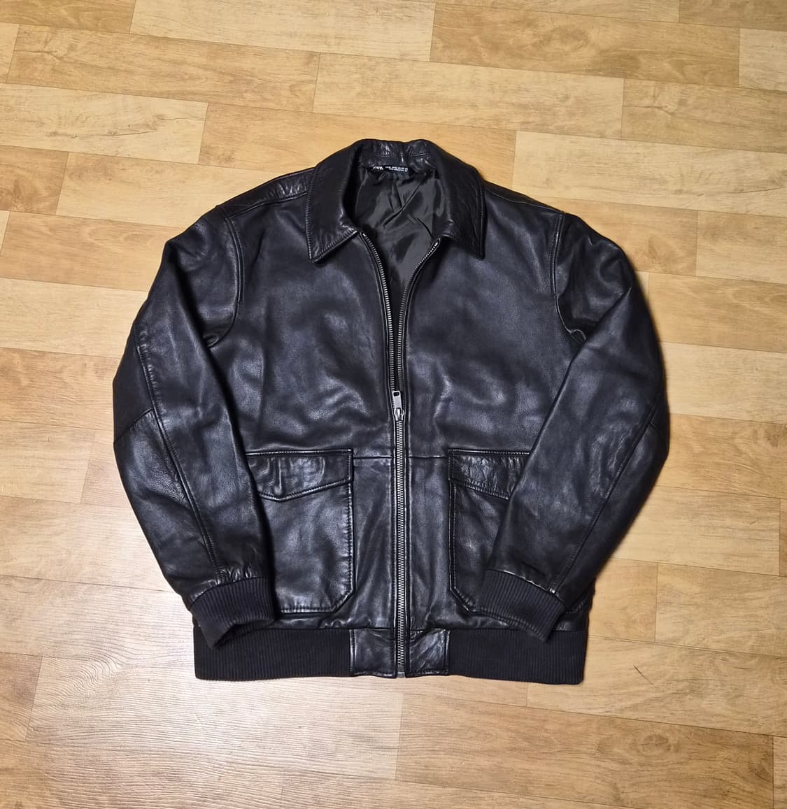 자라 a2 레더자켓 xl (진짜 가죽) 상품이미지1