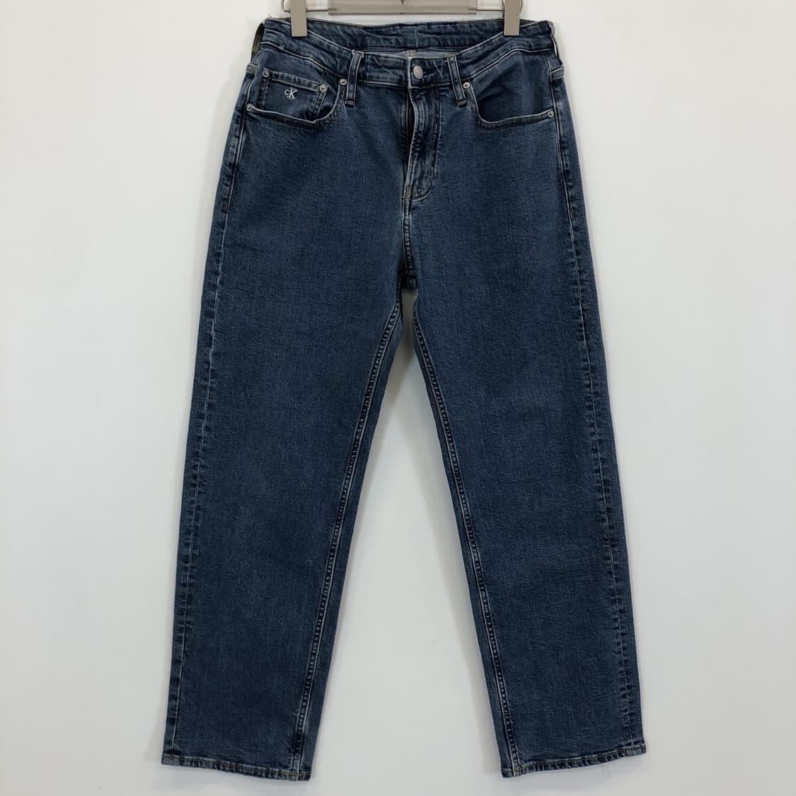 ck 캘빈클라인 레더패치 레귤러 데님진 30 인치 스판 상품이미지1