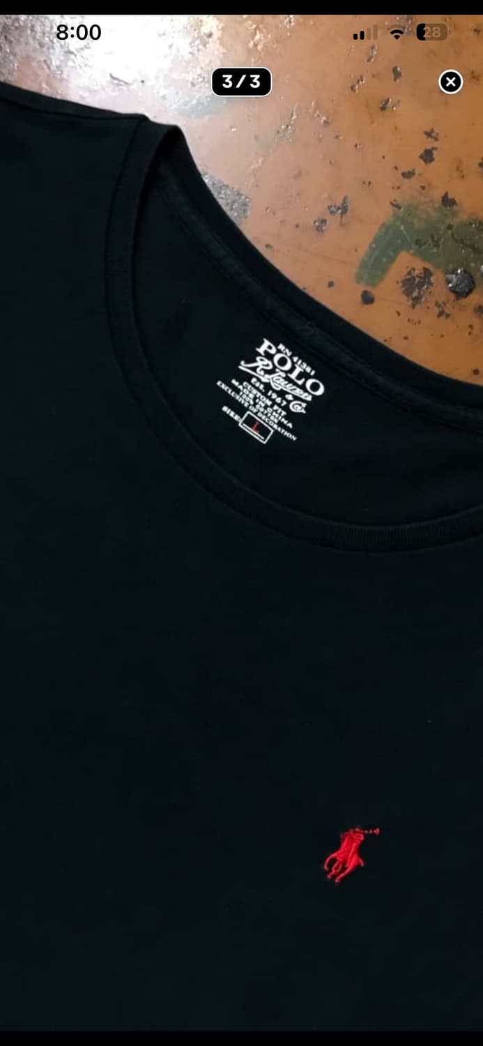 L폴로 랄프로렌 블랙 롱슬리브 상품이미지1