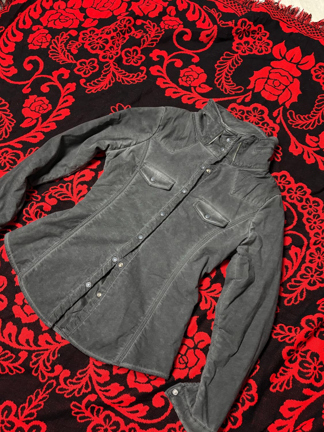 Rock-Punk gothic grey jacket 상품이미지3