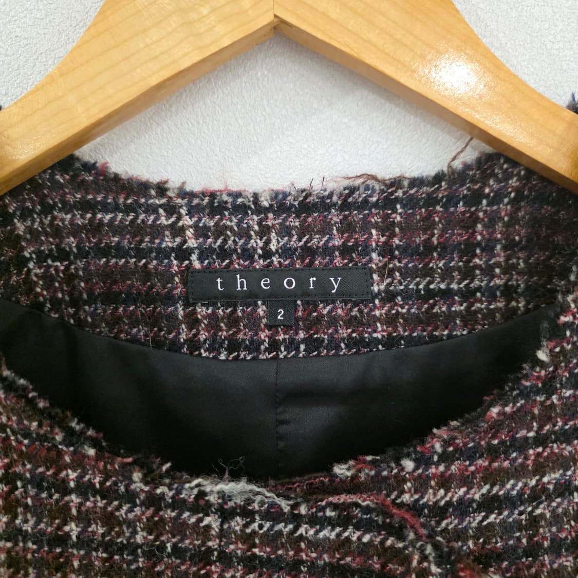 띠어리 트위드 자켓 2사이즈 상품이미지5