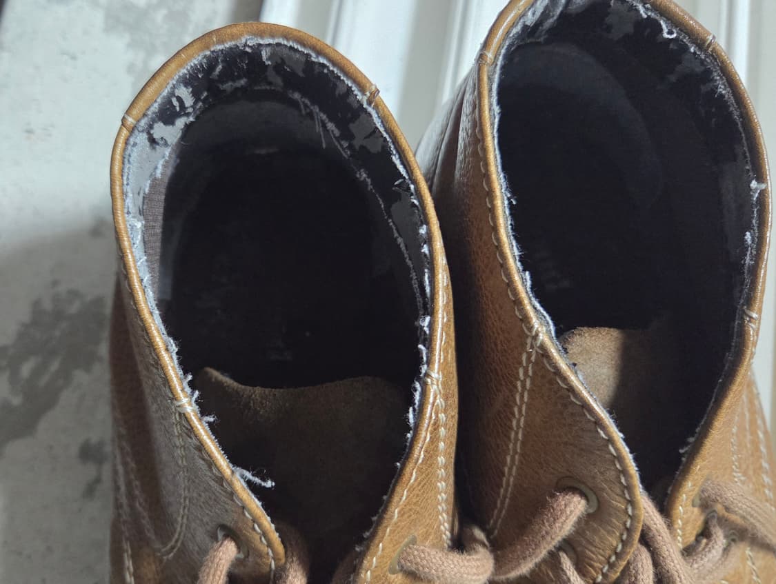 Brown grained Leather derby shoes 상품이미지5