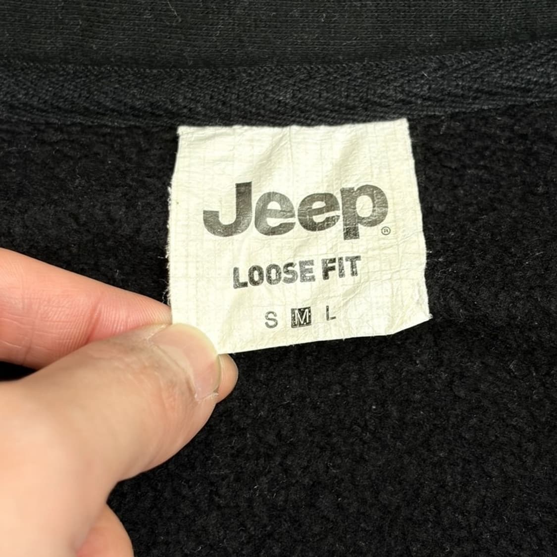 JEEP 하프집업 루즈핏 맨투맨 M 상품이미지4