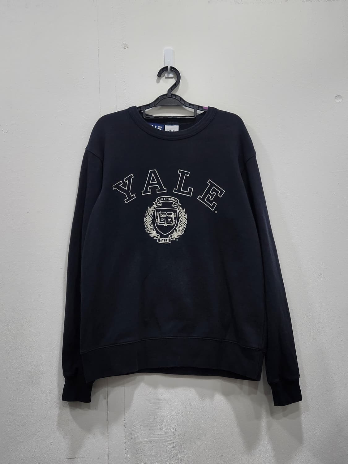 자라 YALE 콜라보 네이비 맨투맨 M 상품이미지1