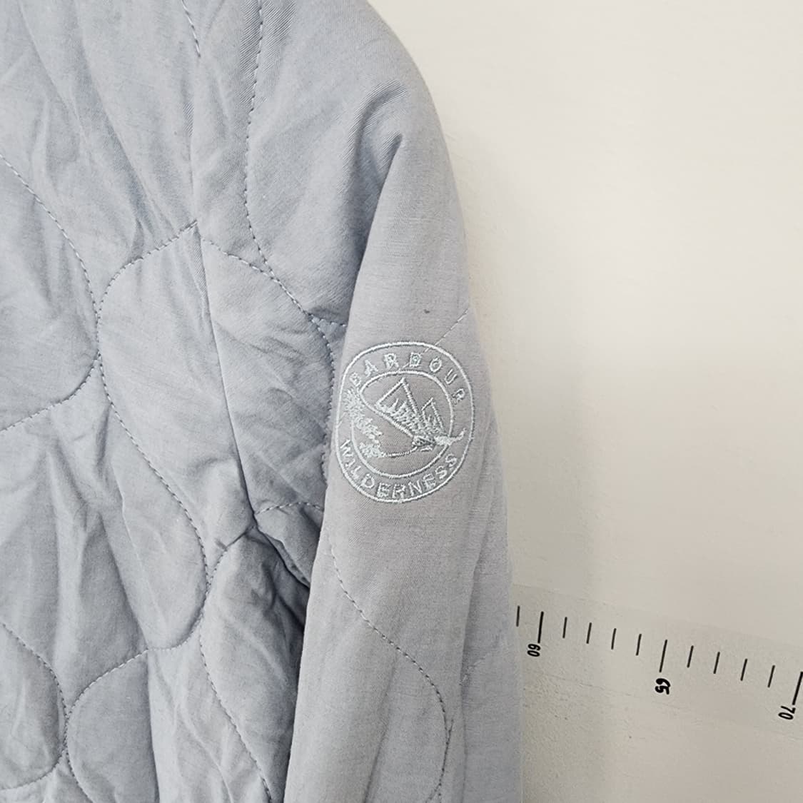 바버 퀼팅 자켓 블루 상품이미지3