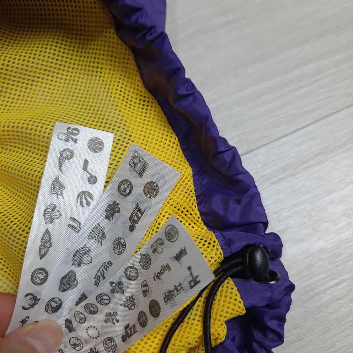 NBA LA레이커스 아노락 바람막이 L 상품이미지5