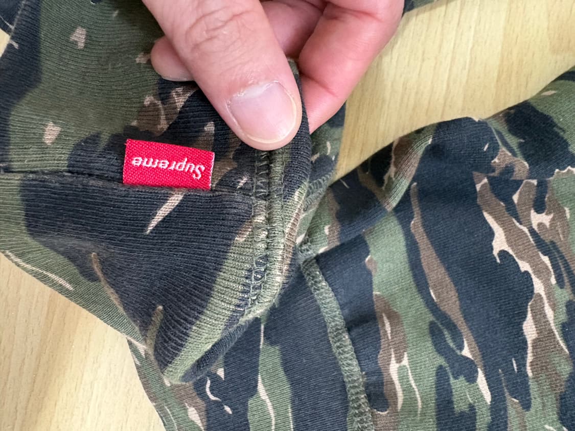 21SS 슈프림 스몰박스로고 타이거카모 S사이즈 상품이미지5