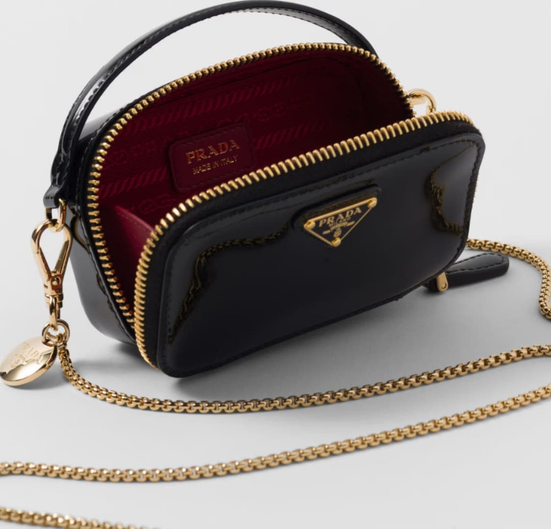 프라다 에나멜 마이크로백 상품이미지2