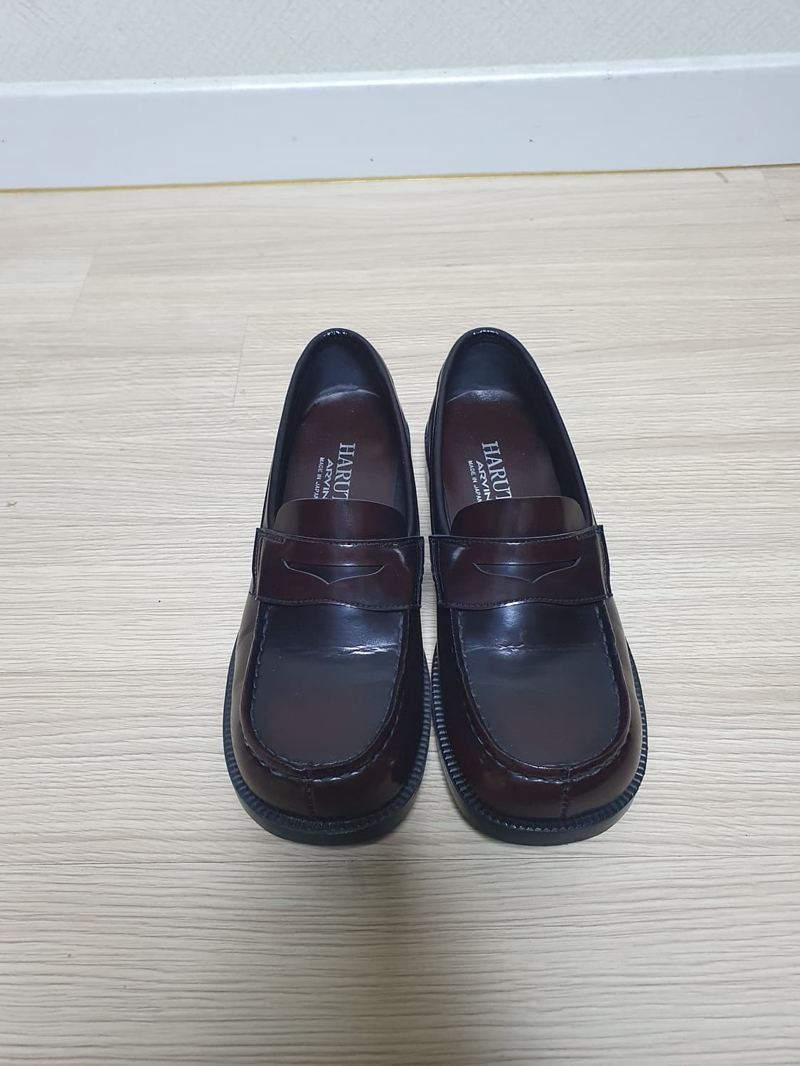 하루타 여성 버건디 로퍼 240 상품이미지3