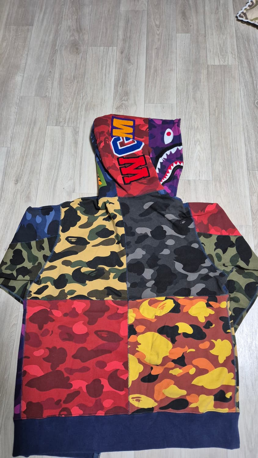 BAFE Mix Camo Shark Hoodie Multi 상품이미지3