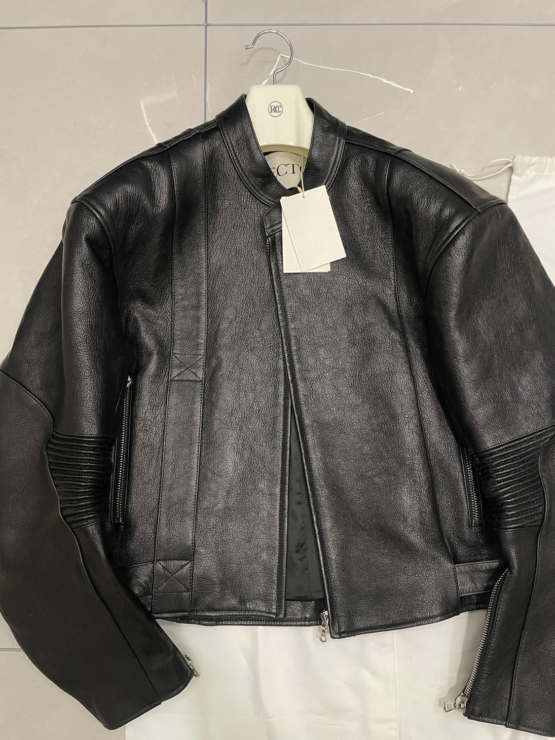 렉토 모터사이클 레더 자켓 상품이미지1