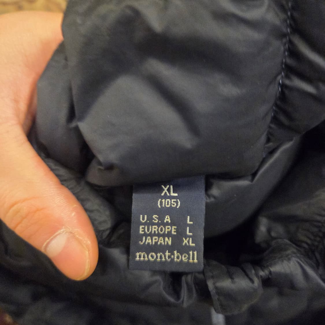 몽벨 경량패딩 xl 플라즈마 스타일 상품이미지3