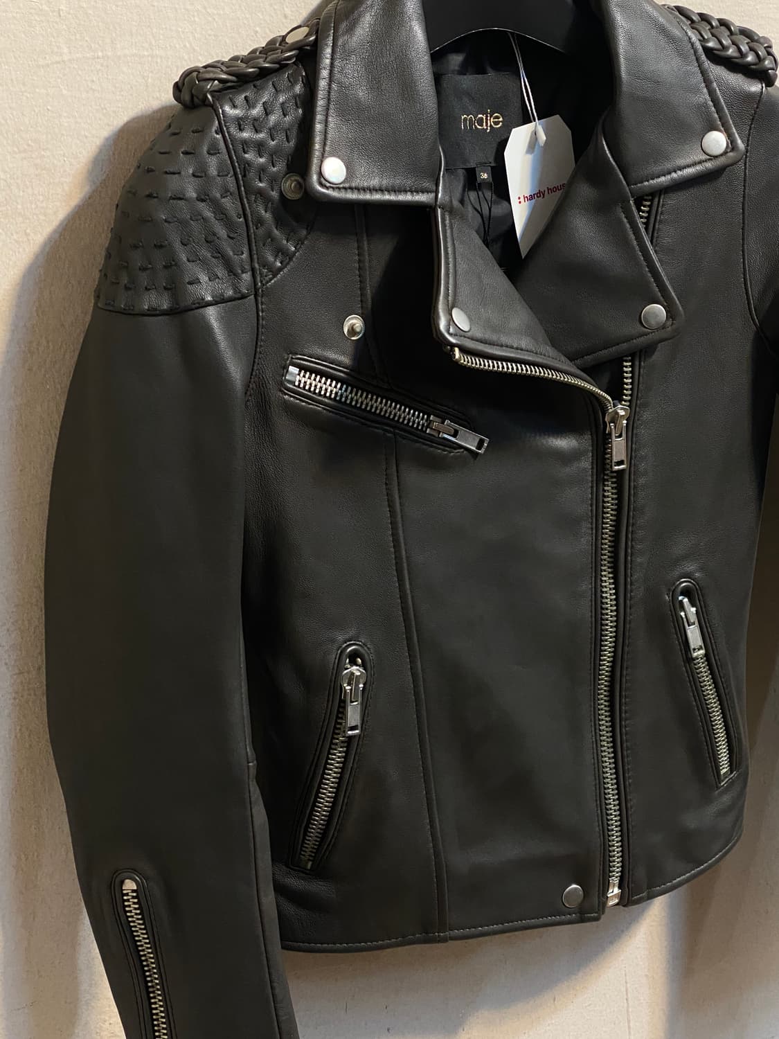 마쥬 레더 라이더 자켓 상품이미지3