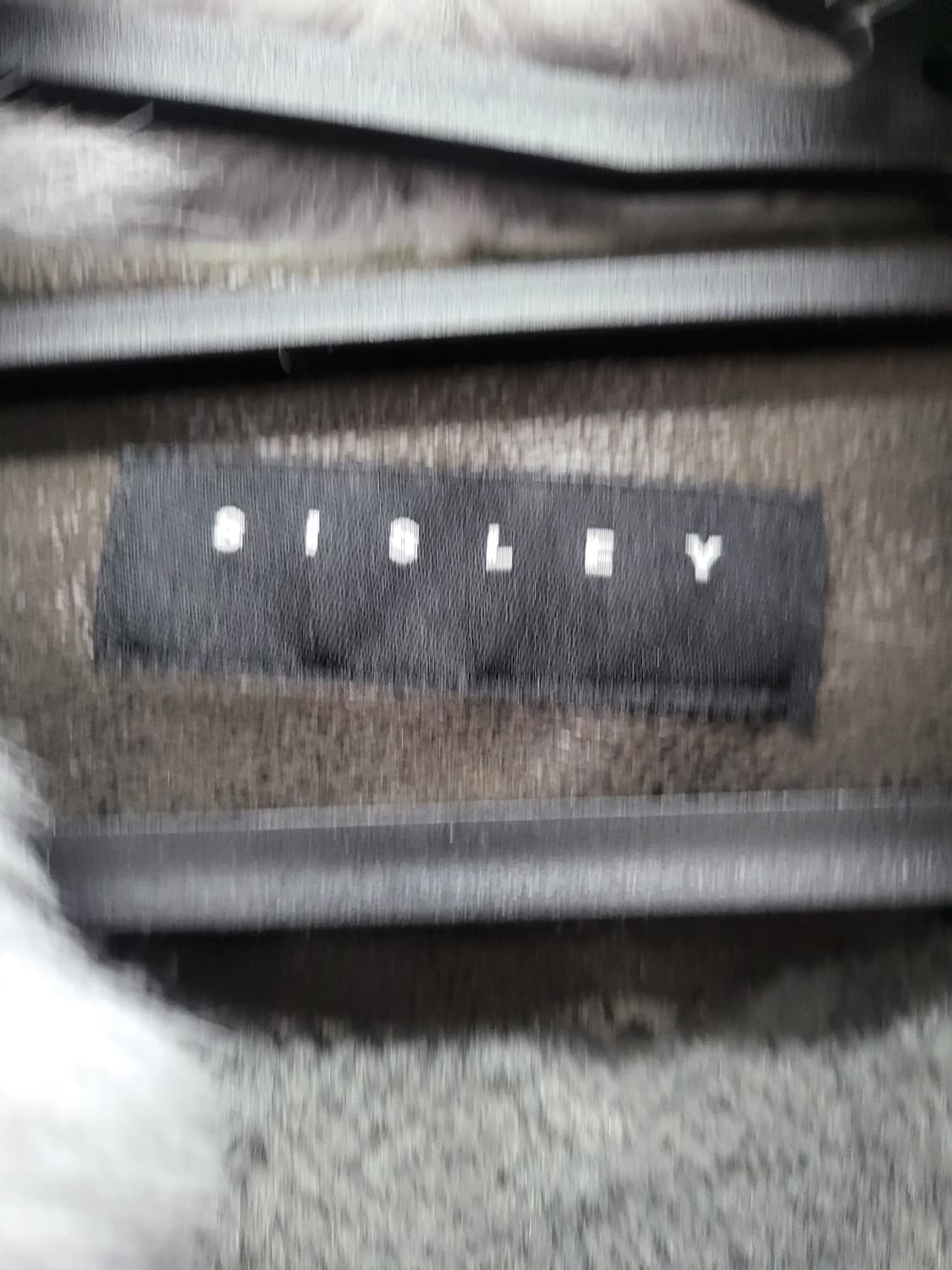 시슬리 양가죽 양털 무스탕 롱 코트 퍼 카라 상품이미지2