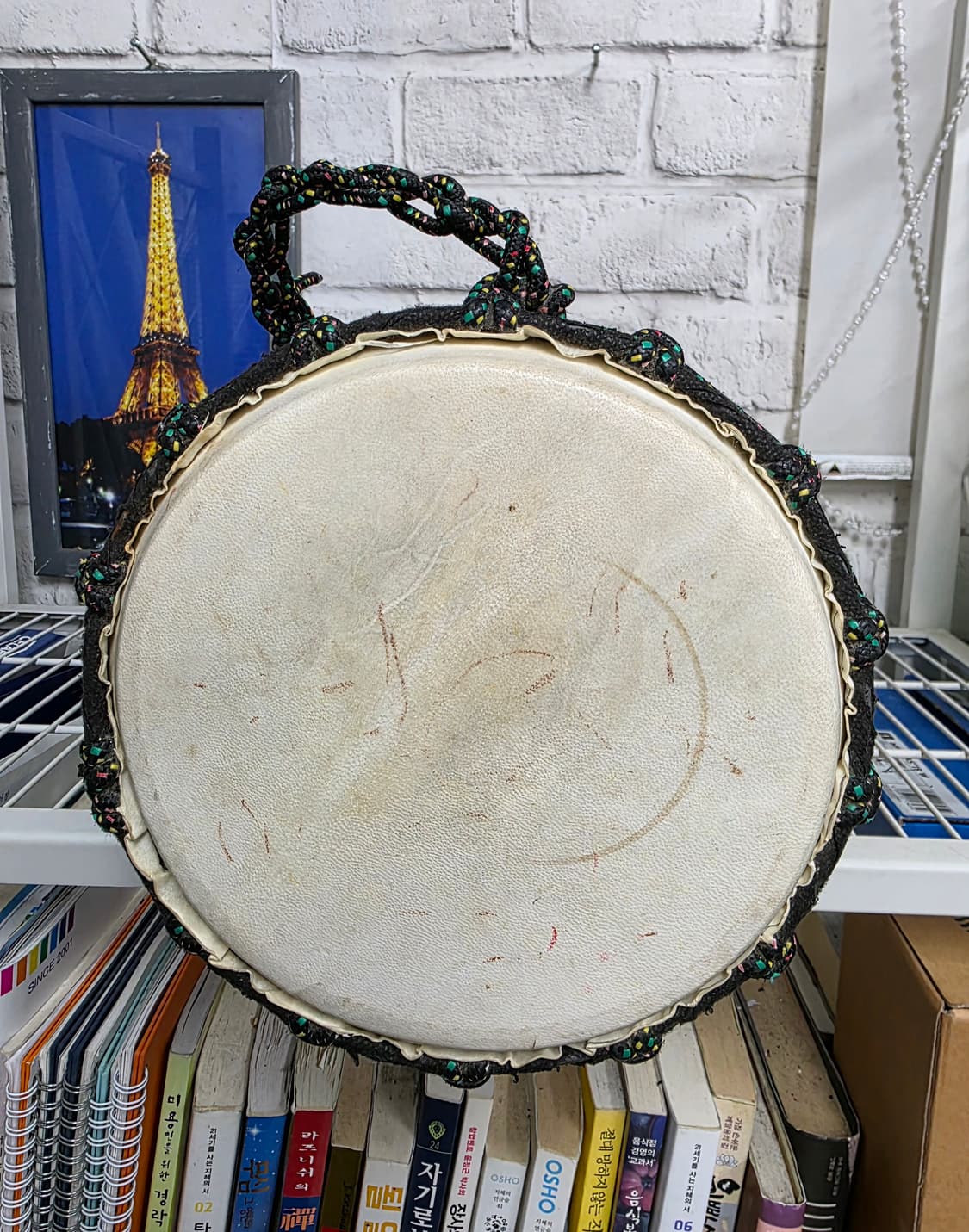 인도네시아 젬베  핸드메이드 타악기 북 인테리어소품 YB52 상품이미지5