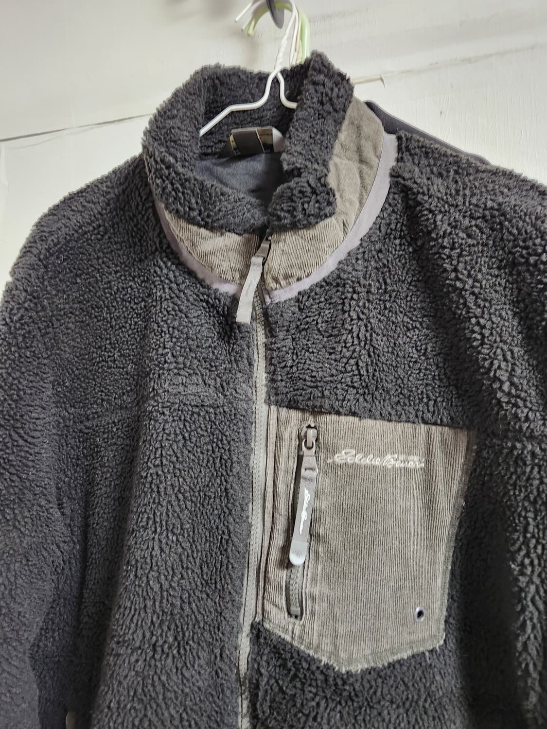 에디바우어 블랙 플리스 자켓2XL 상품이미지3