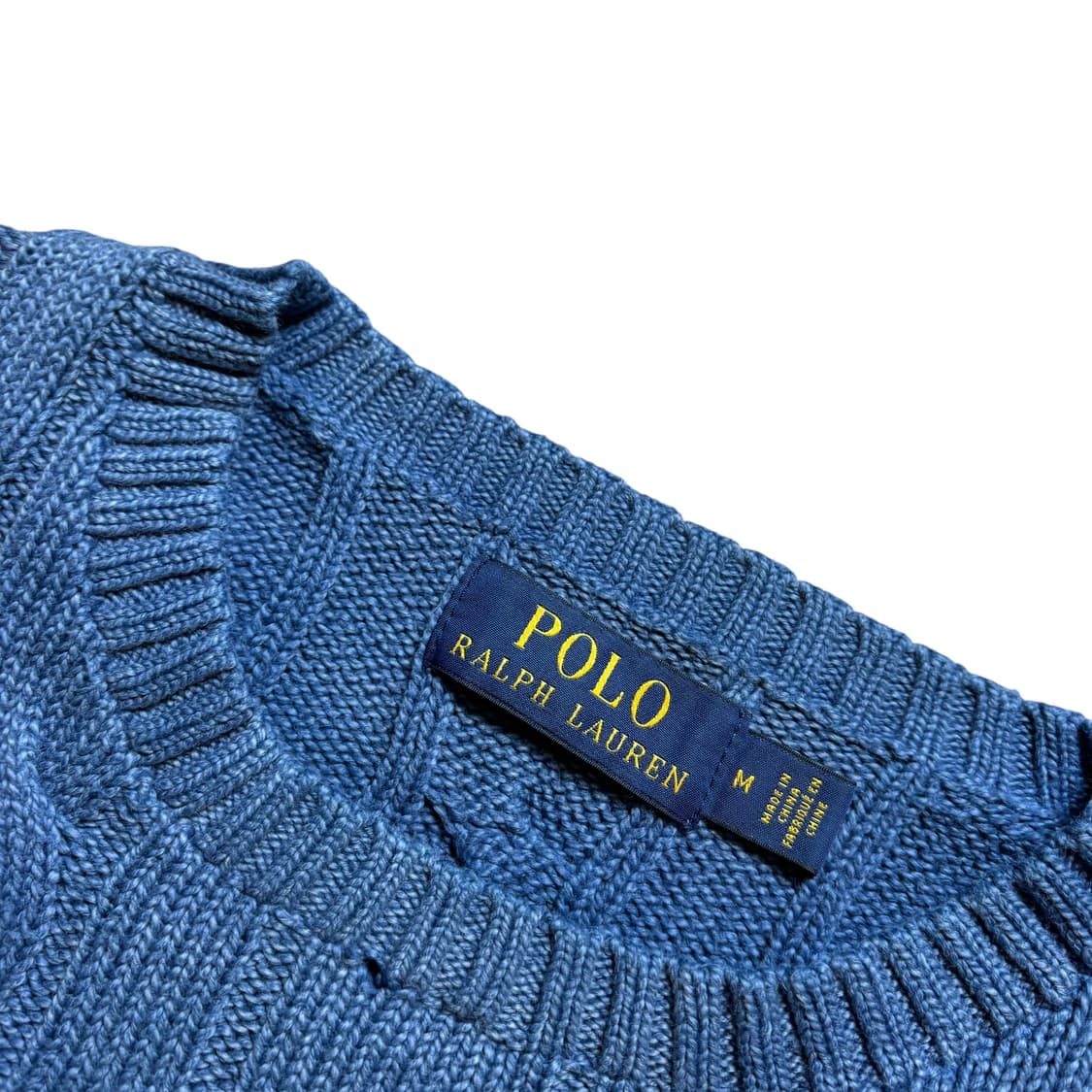 폴로 꽈배기 니트 상품이미지3