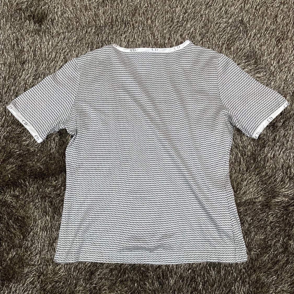 크리스찬 디올 Christian Dior CD 트리밍 코튼 반팔티셔츠 M 상품이미지7