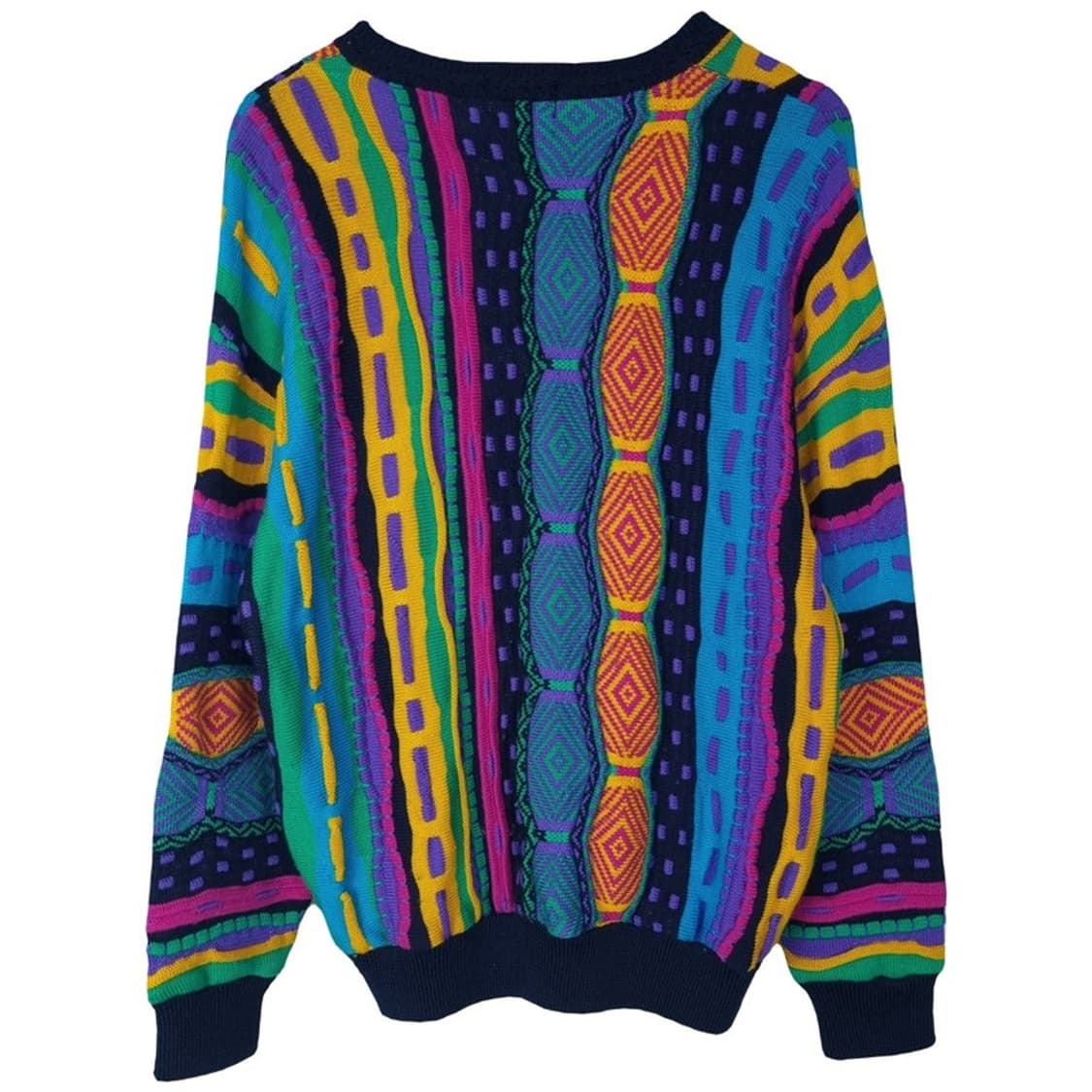 [일본빈티지] 에스닉 3D 케이블 쿠지맛 니트 M18089 상품이미지3