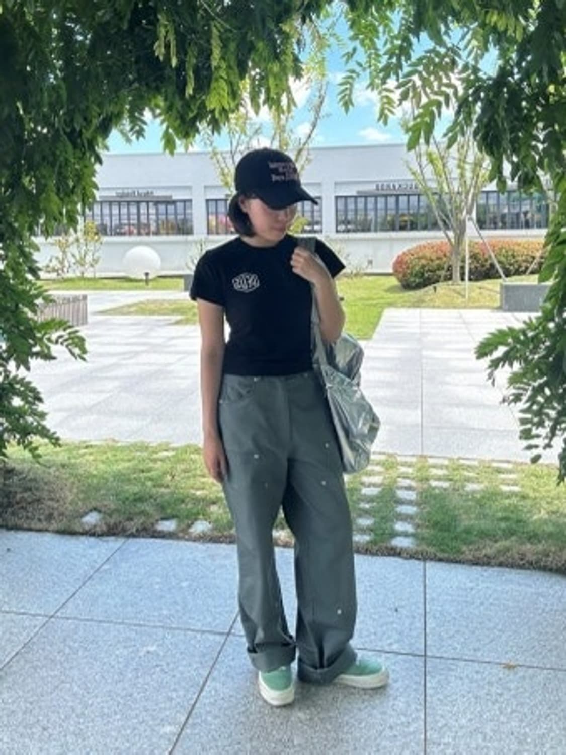디스코드사운드 제니 더블 니 카펜터 팬츠  상품이미지3