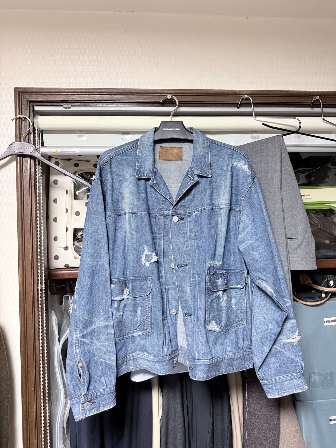 올드조 스카페이스 데님자켓 상품이미지1