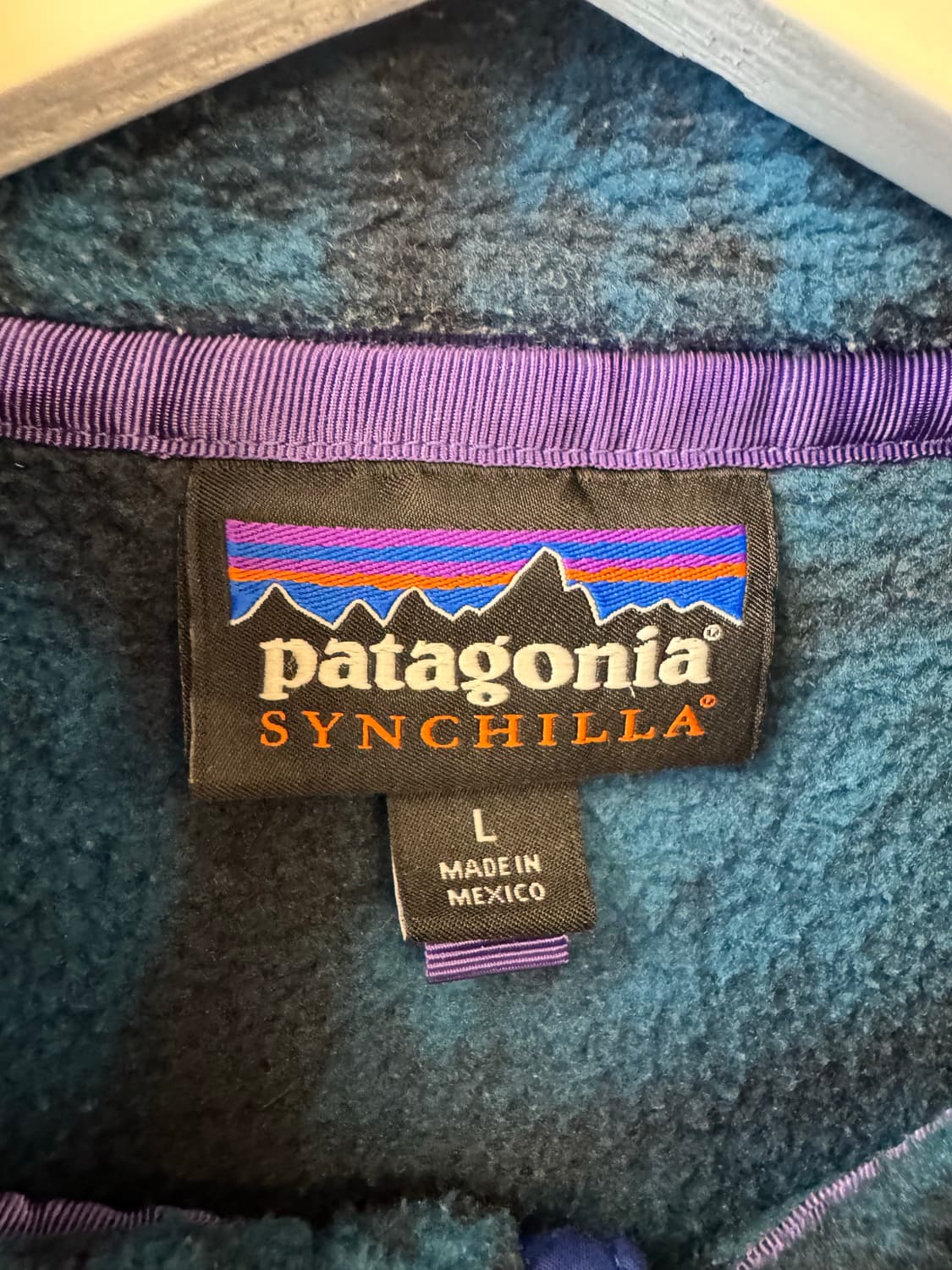파타고니아 신칠라 블루 스톤 아즈텍 패턴 L 상품이미지2