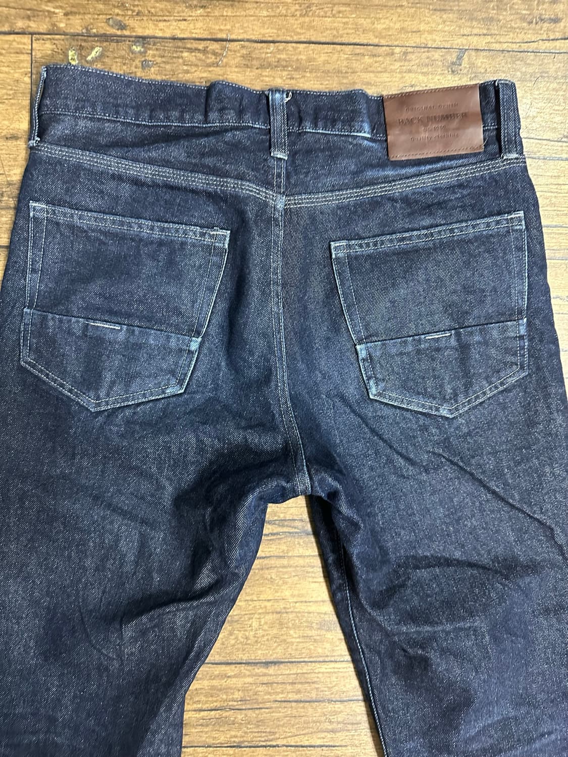 백넘버 WASHI DENIM 일본판 생지 화지데님 청바지 30 상품이미지2