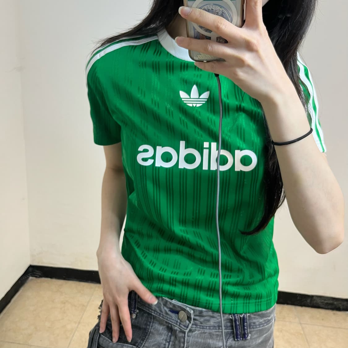 Adidas trefoil football jersey t-shirt 상품이미지3