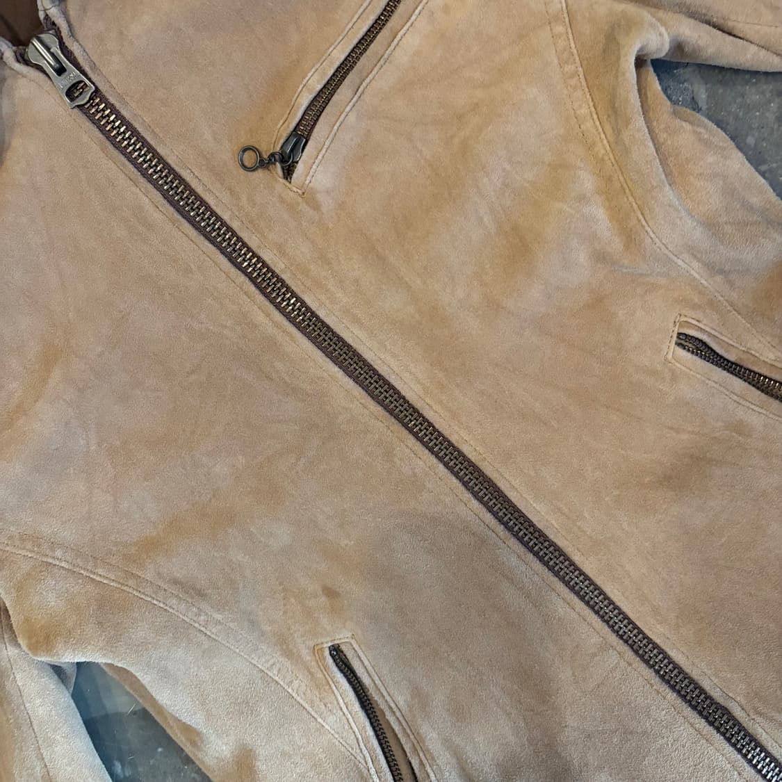 일본 잭로즈 스웨이드 싱글 라이더 자켓 상품이미지6