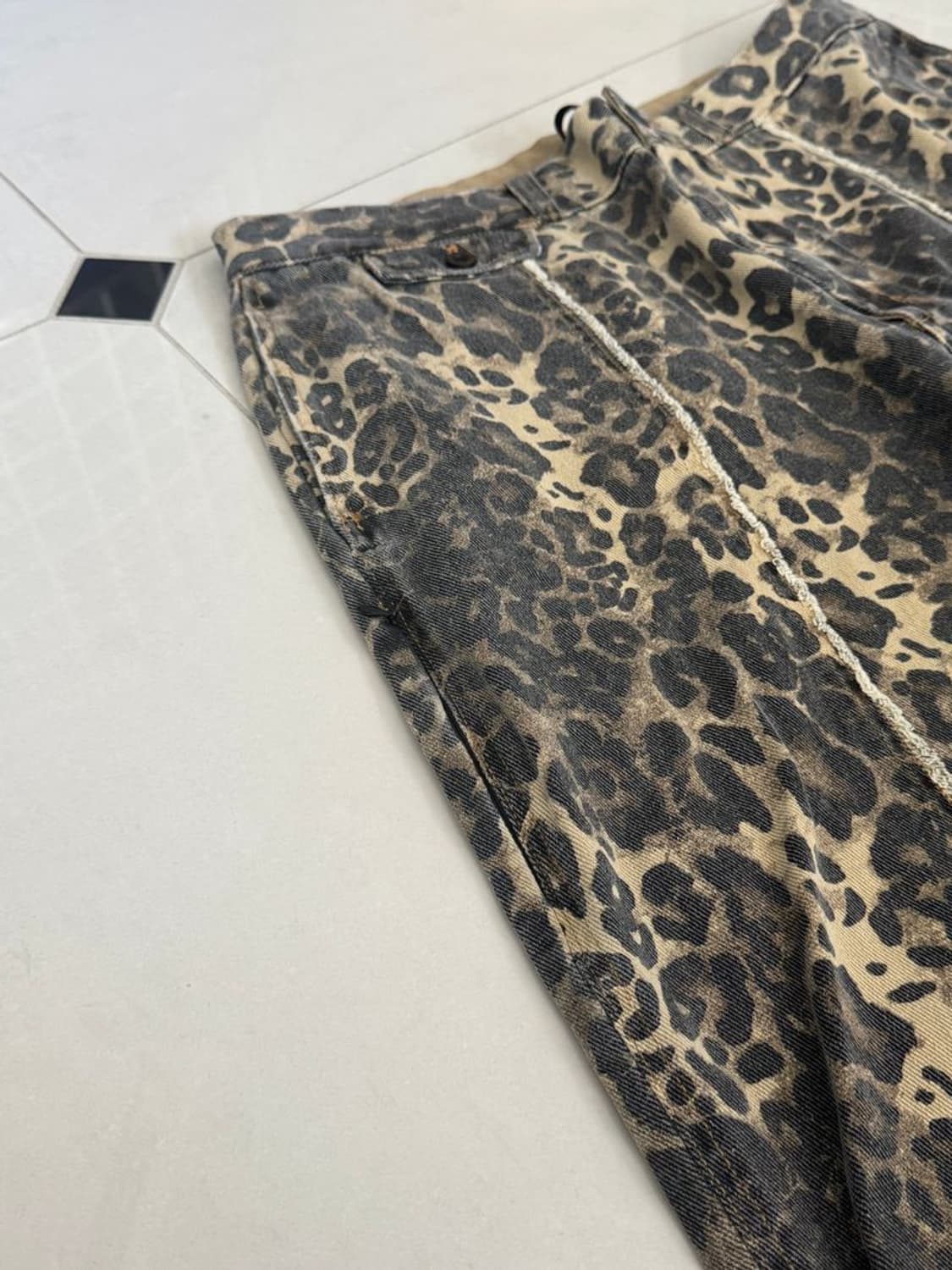 BAGGY SHORT 레오파드 버기 반바지 상품이미지6