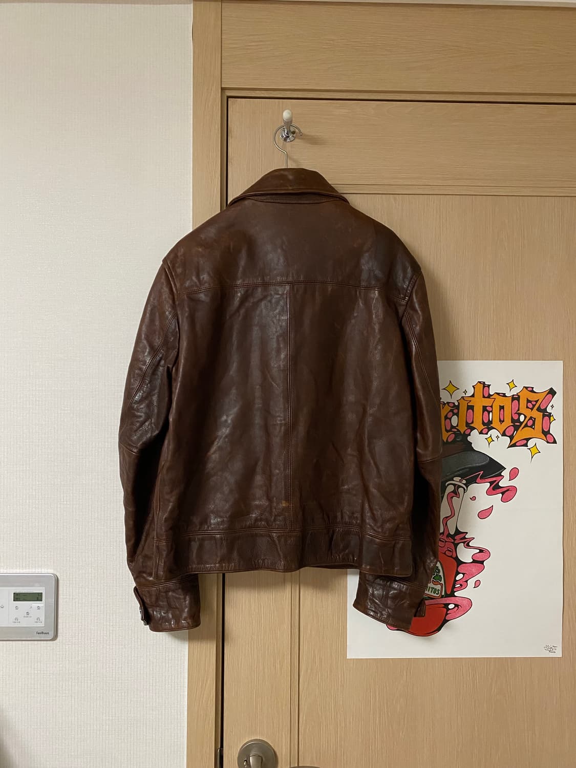 소가죽 레더자켓 상품이미지2