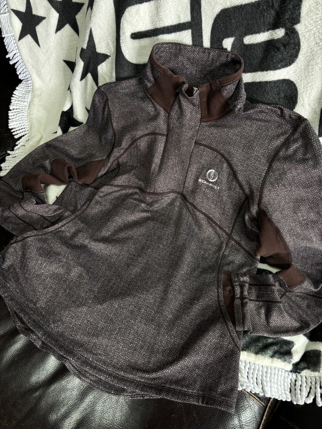 빈폴 헤링본 브라운 집업 티셔츠 상품이미지4