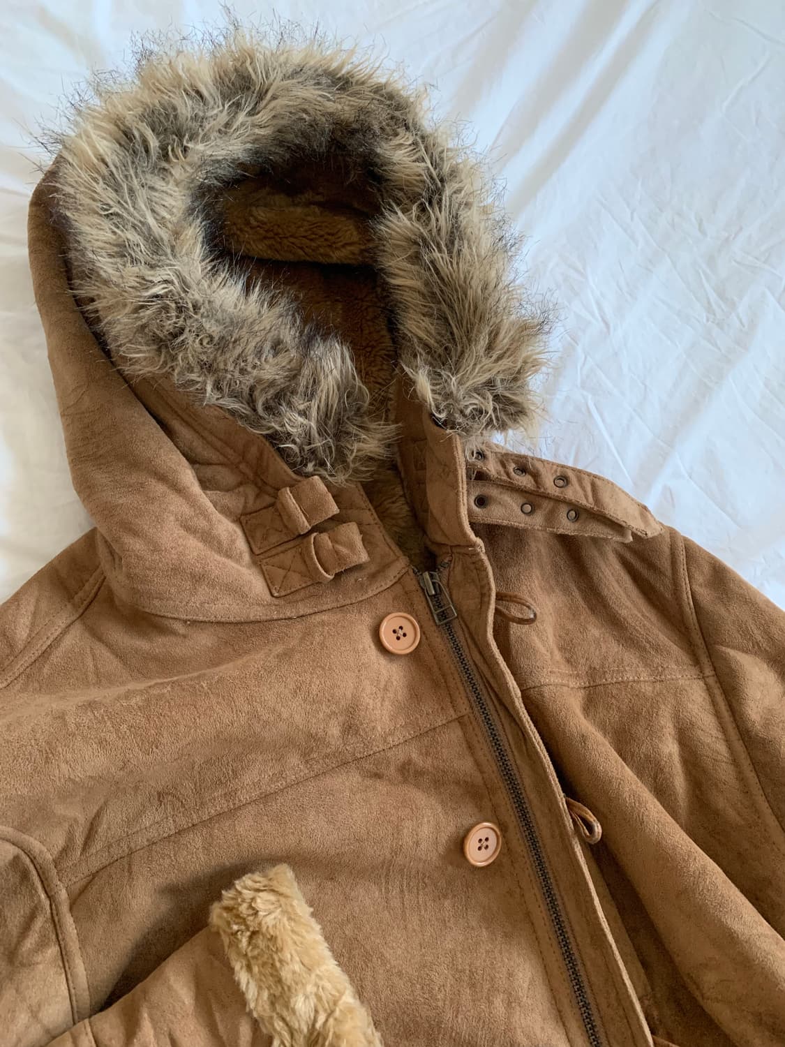 카멜 스웨이드 야상 상품이미지8