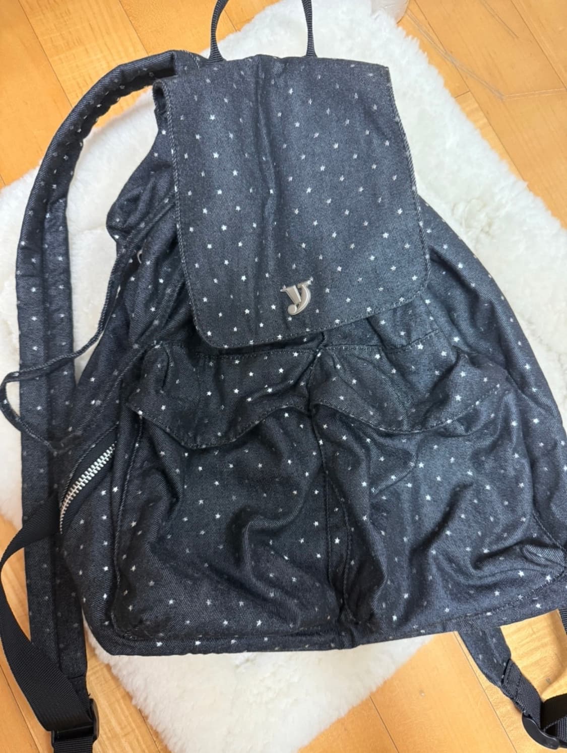 Yeomim 여밈 미니데이 백팩 스타블랙 상품이미지2