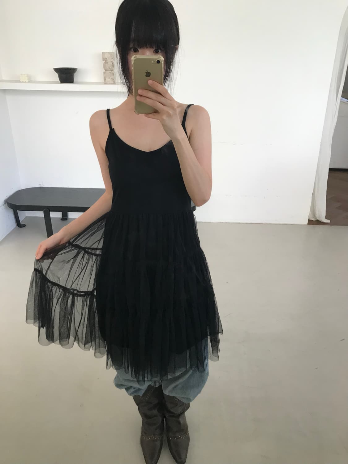 vintage black sha one-piece 상품이미지1