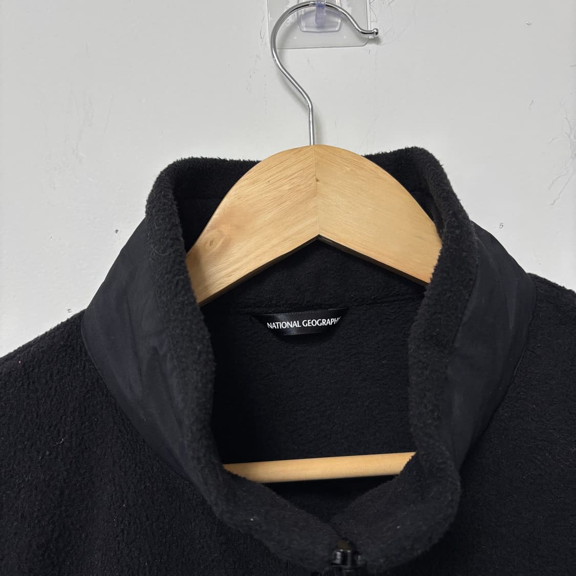 내셔널지오그래픽 블랙 후리스 자켓 상품이미지3