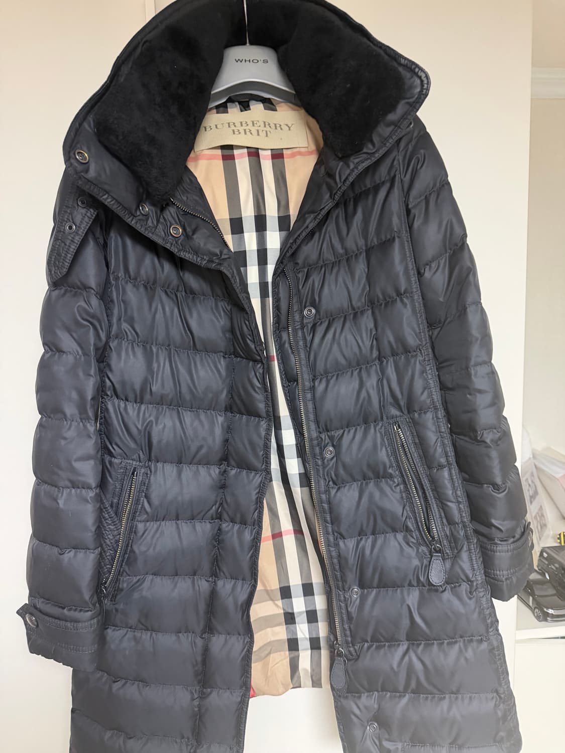 버버리 여성 롱패딩 xs 정품 상품이미지1