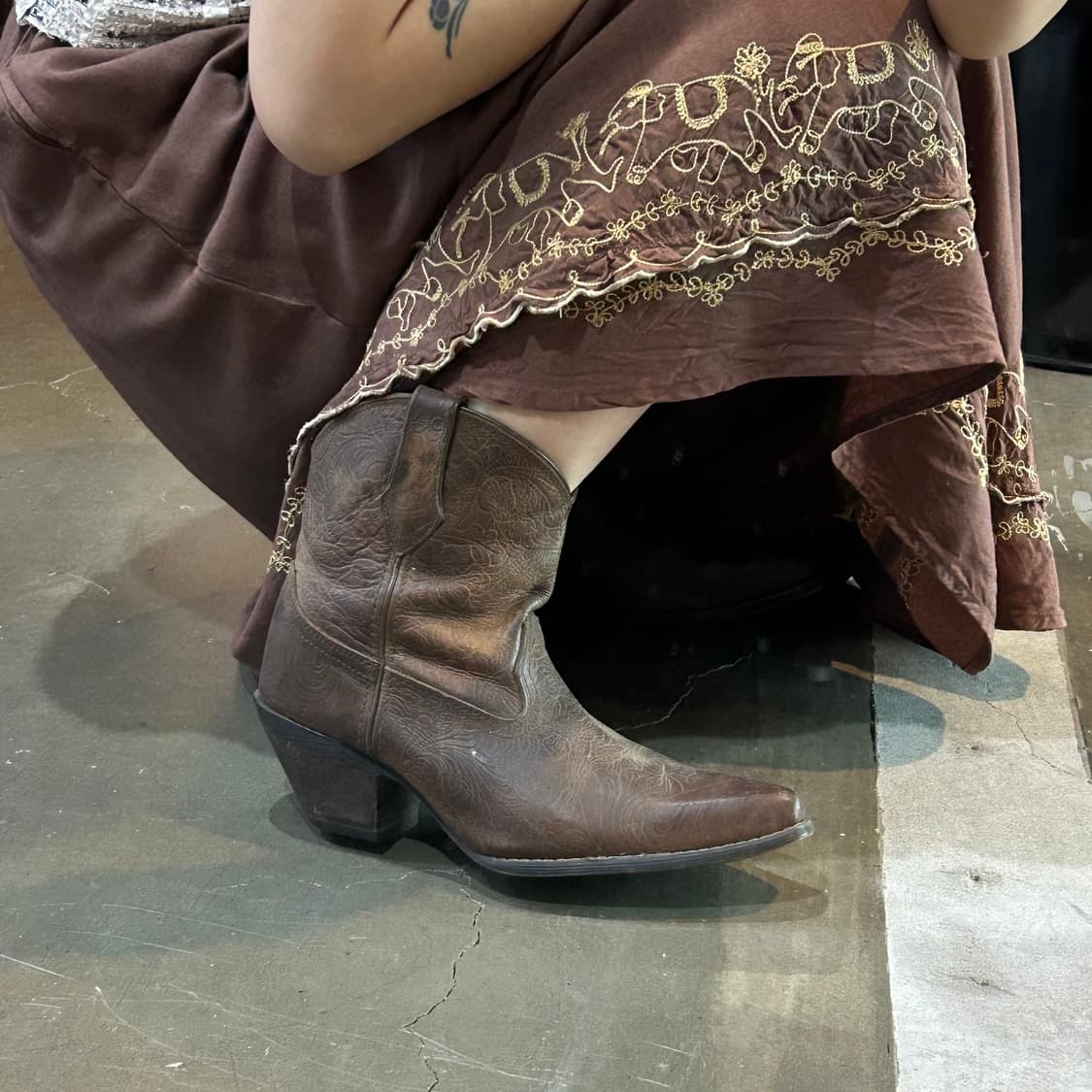 Durango 브라운 웨스턴 부츠 상품이미지7