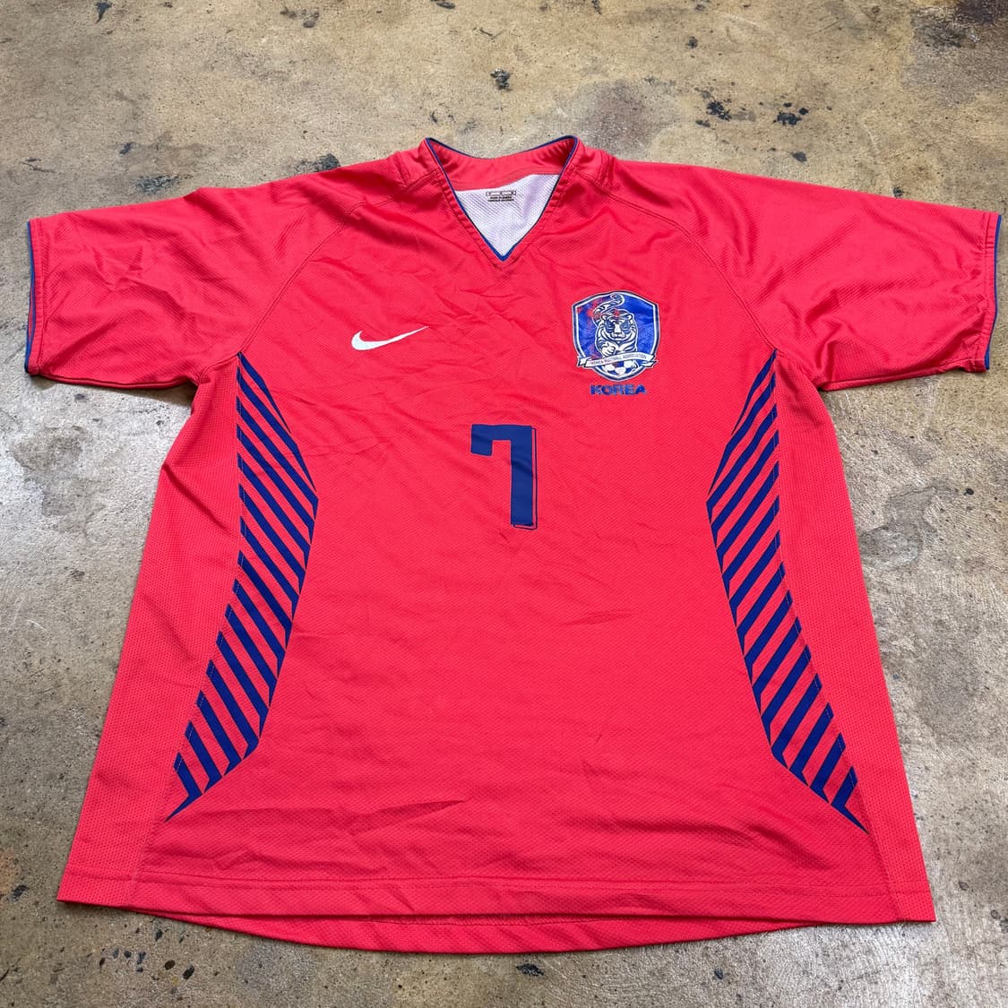 [정품/M] 나이키 축구 국대 유니폼 져지 박지성 마킹 b19 상품이미지2