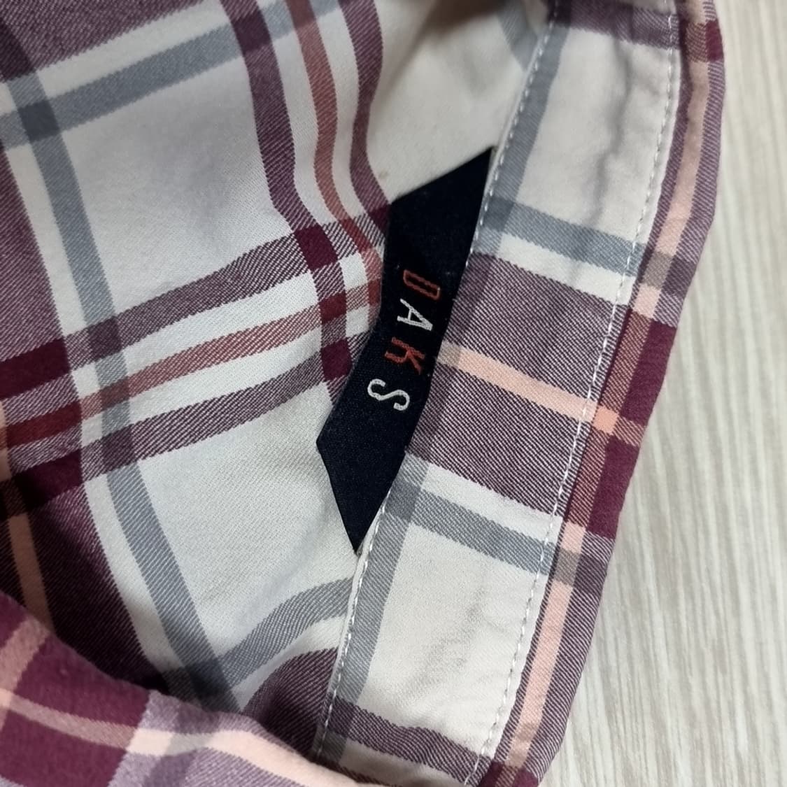 빈티지 닥스 90년대 체크 셔츠 남방 긴팔(100-105) 상품이미지3