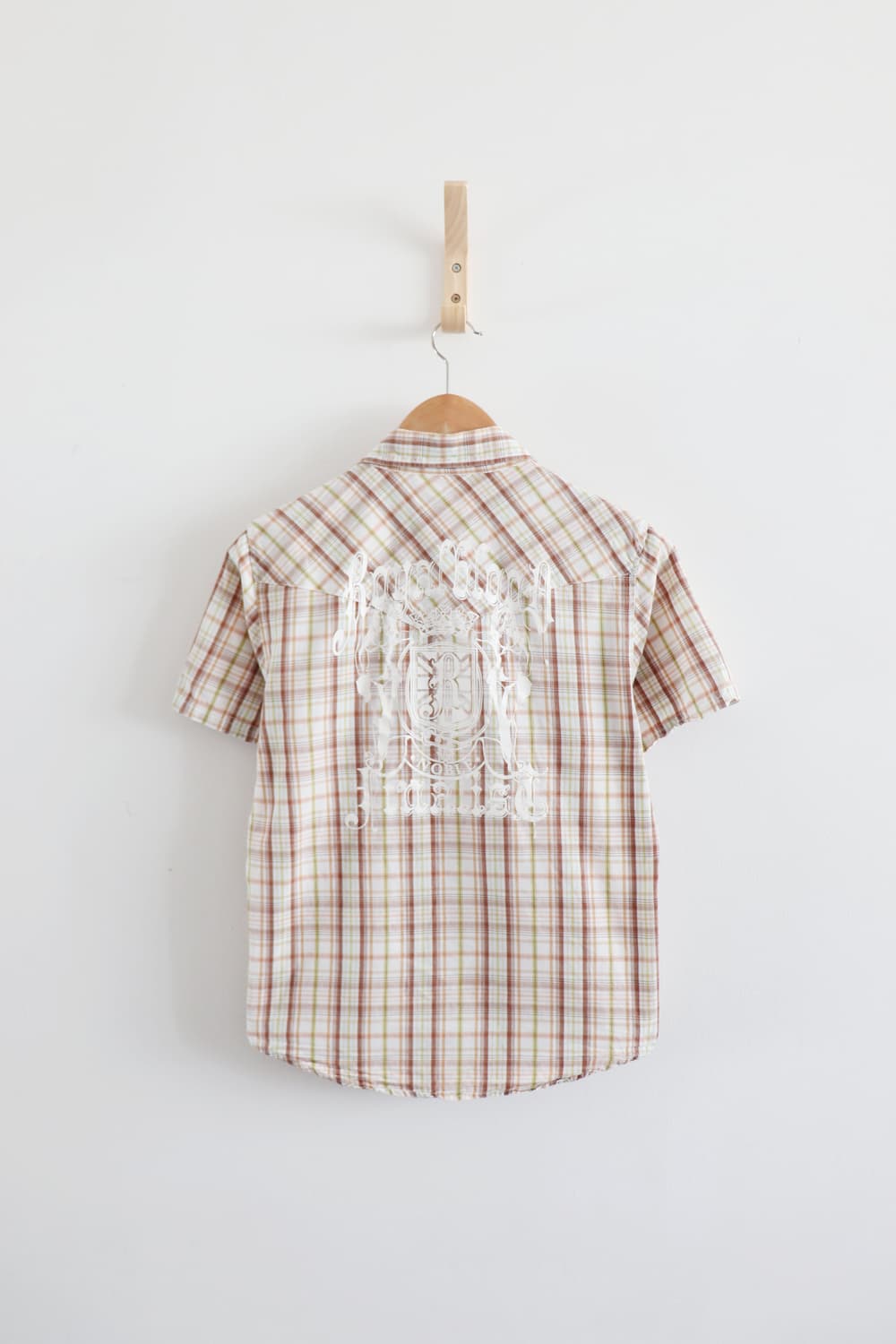 vintage check western shirt 상품이미지6