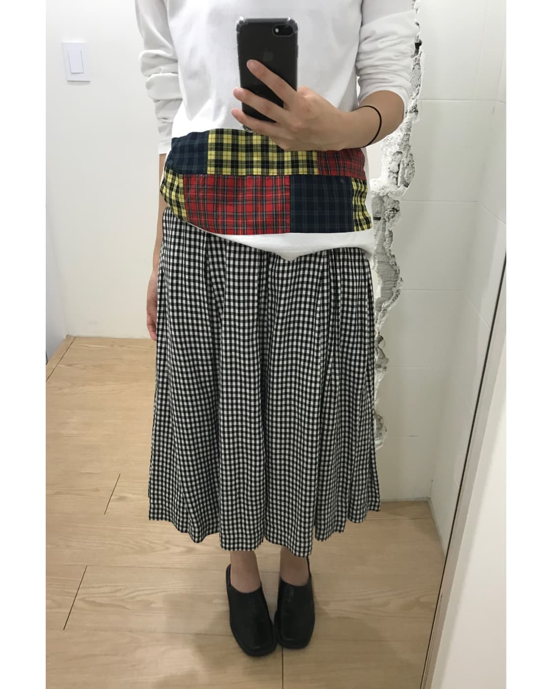 Comme des garcons check skirt  상품이미지1
