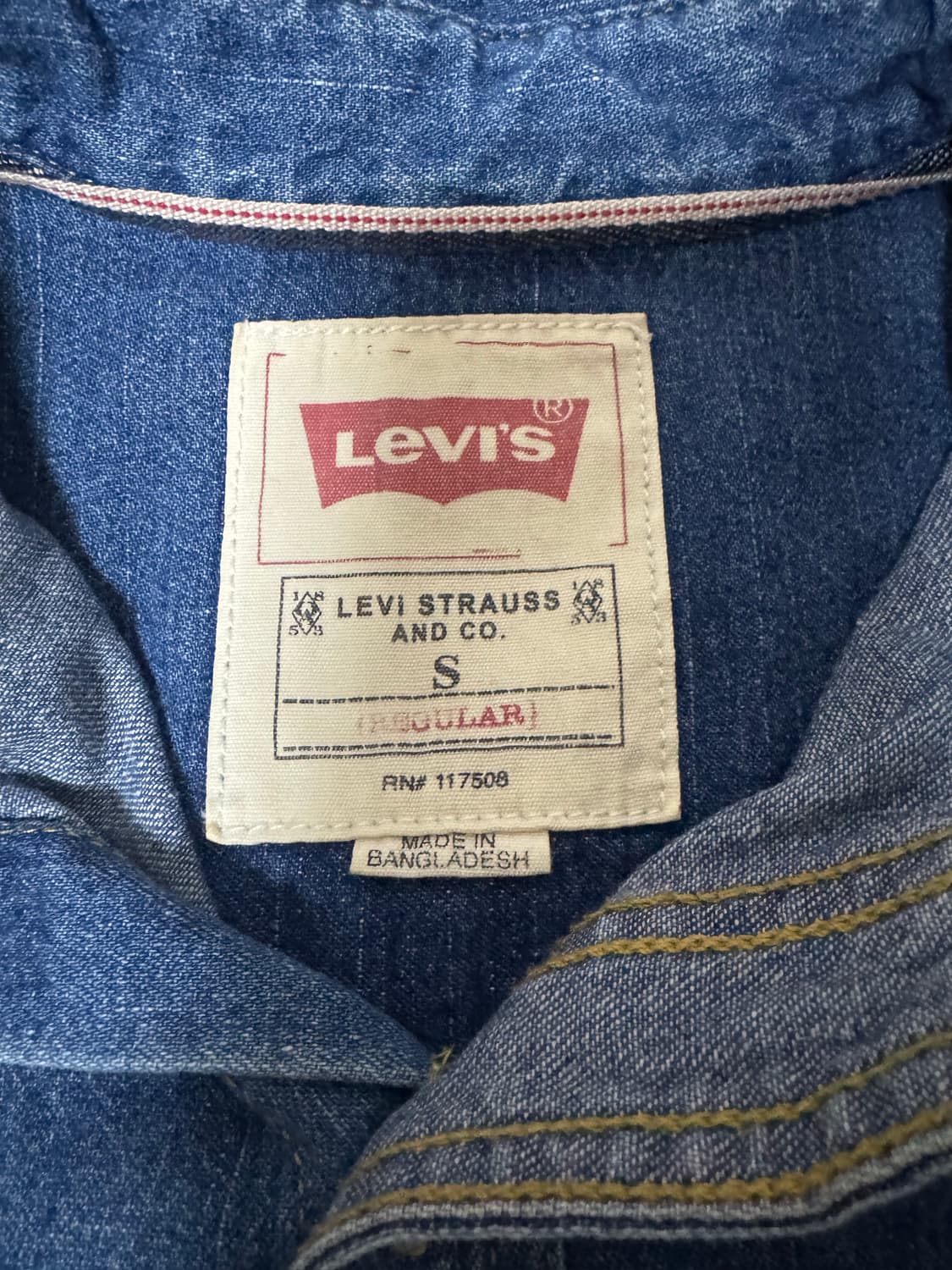 리바이스 데님셔츠 상품이미지4