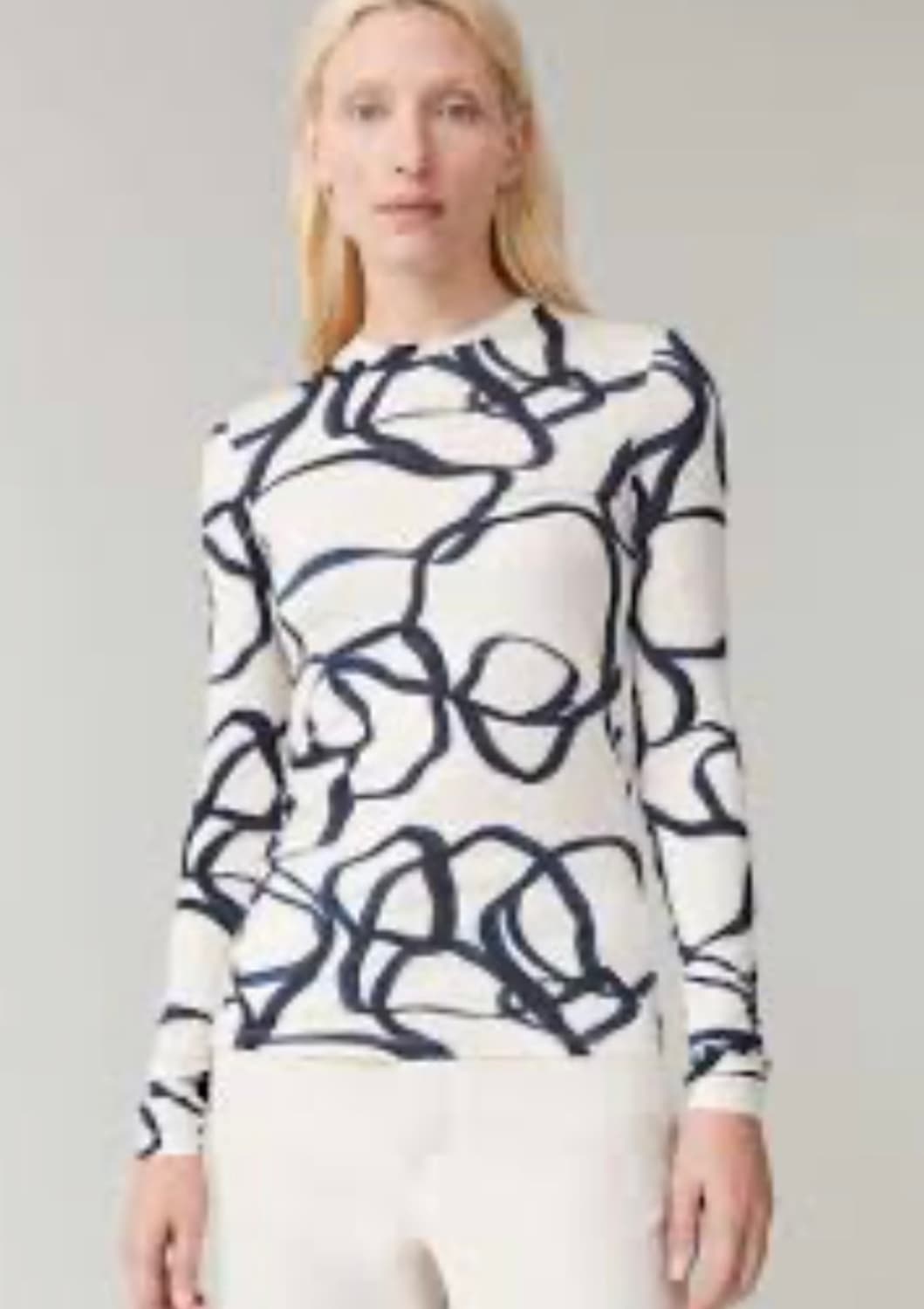 코스 프린티드 탑 슬림핏 COS 프린팅티 상품이미지1