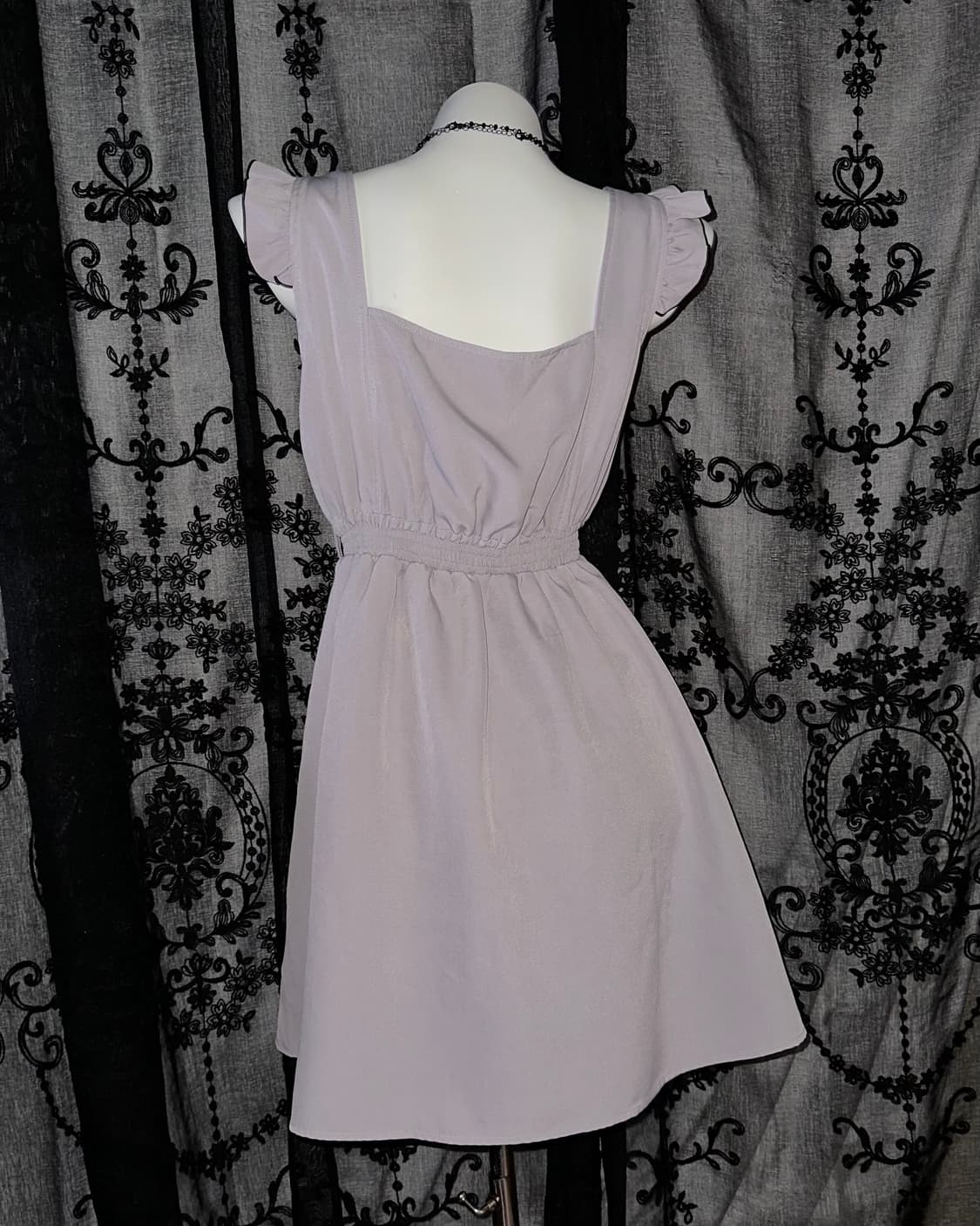 purple lace dress 상품이미지3