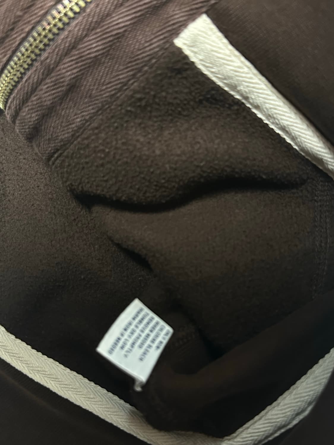 Polo Brown Hooded Zip-Up 상품이미지4