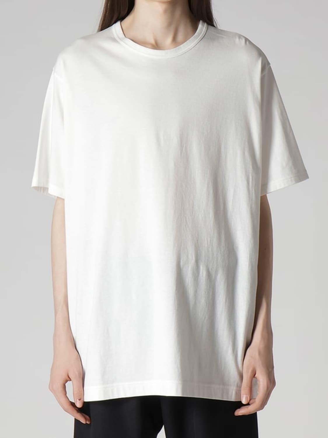 새상품 요지야마모토 30/1코마 천축 요지백프린팅 숏슬리브 3사이즈 상품이미지5