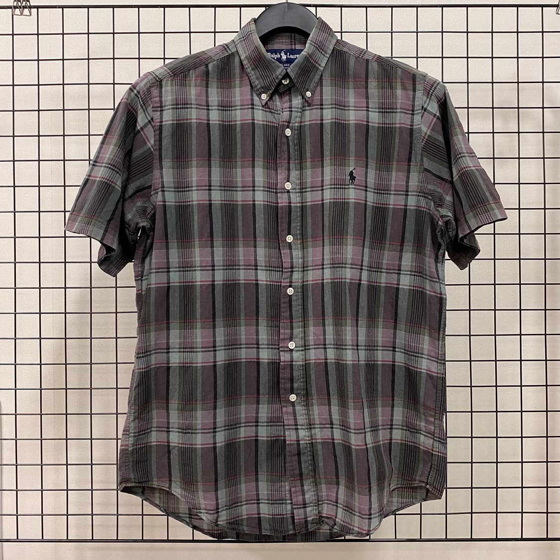 폴로 랄프로렌 체크 반팔 셔츠 상품이미지1