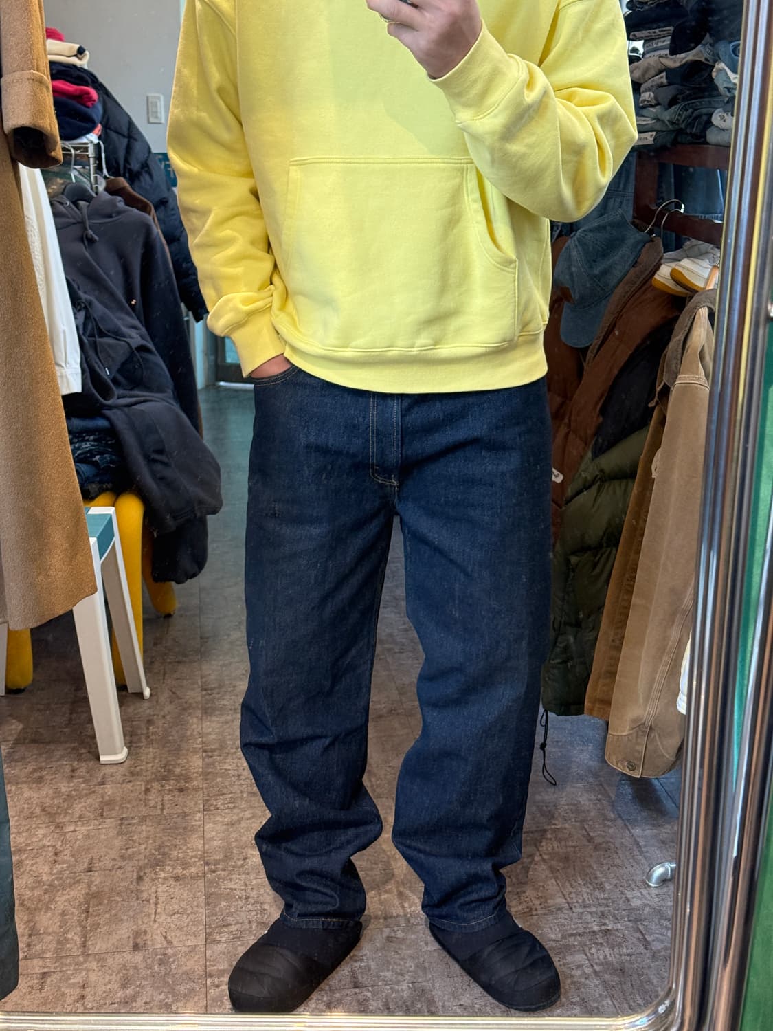 [Dead Stock] Levi’s 550 42/32 데님팬츠 착샷o 상품이미지9